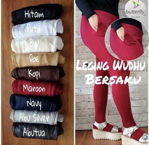 Legging Wudhu Butterfly